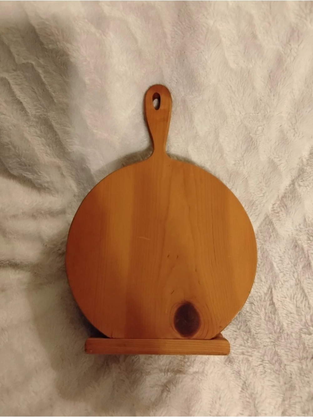 Wooden Vintage Wall Accent Decor Paper Plate Holder with Noah's Ark Cottagecore - Picture 4 of 6